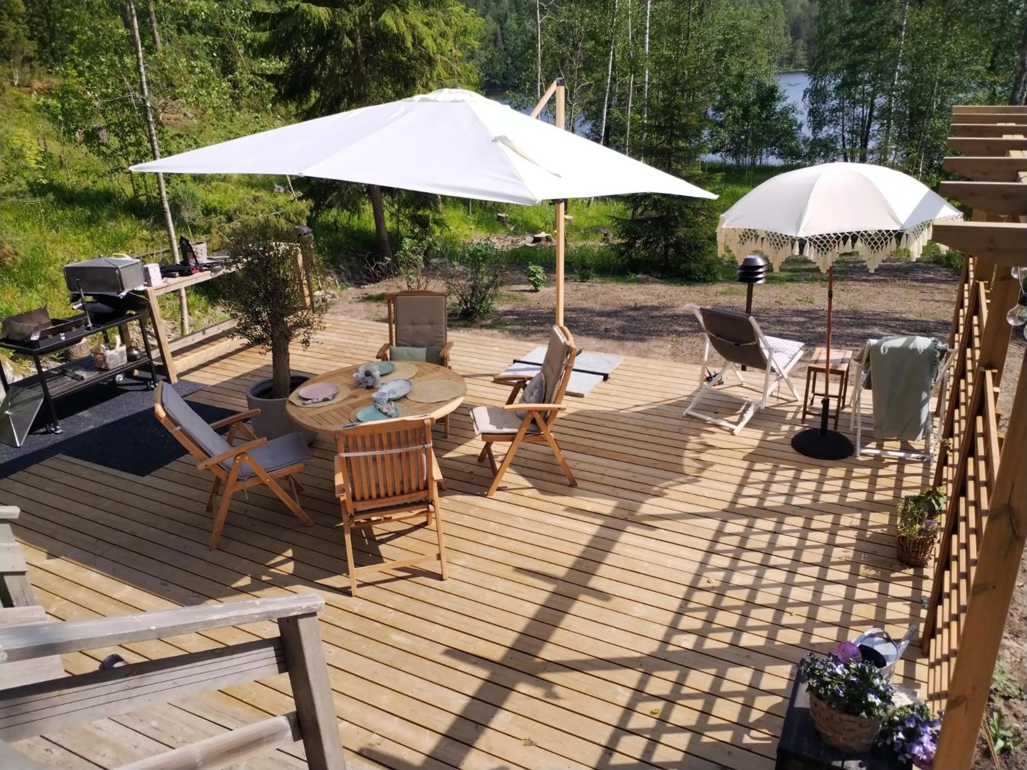 Sauna Cabin In The Heart Of Nuuksio National Park - Moekki Nuuksiossa เอสโป ภายนอก รูปภาพ