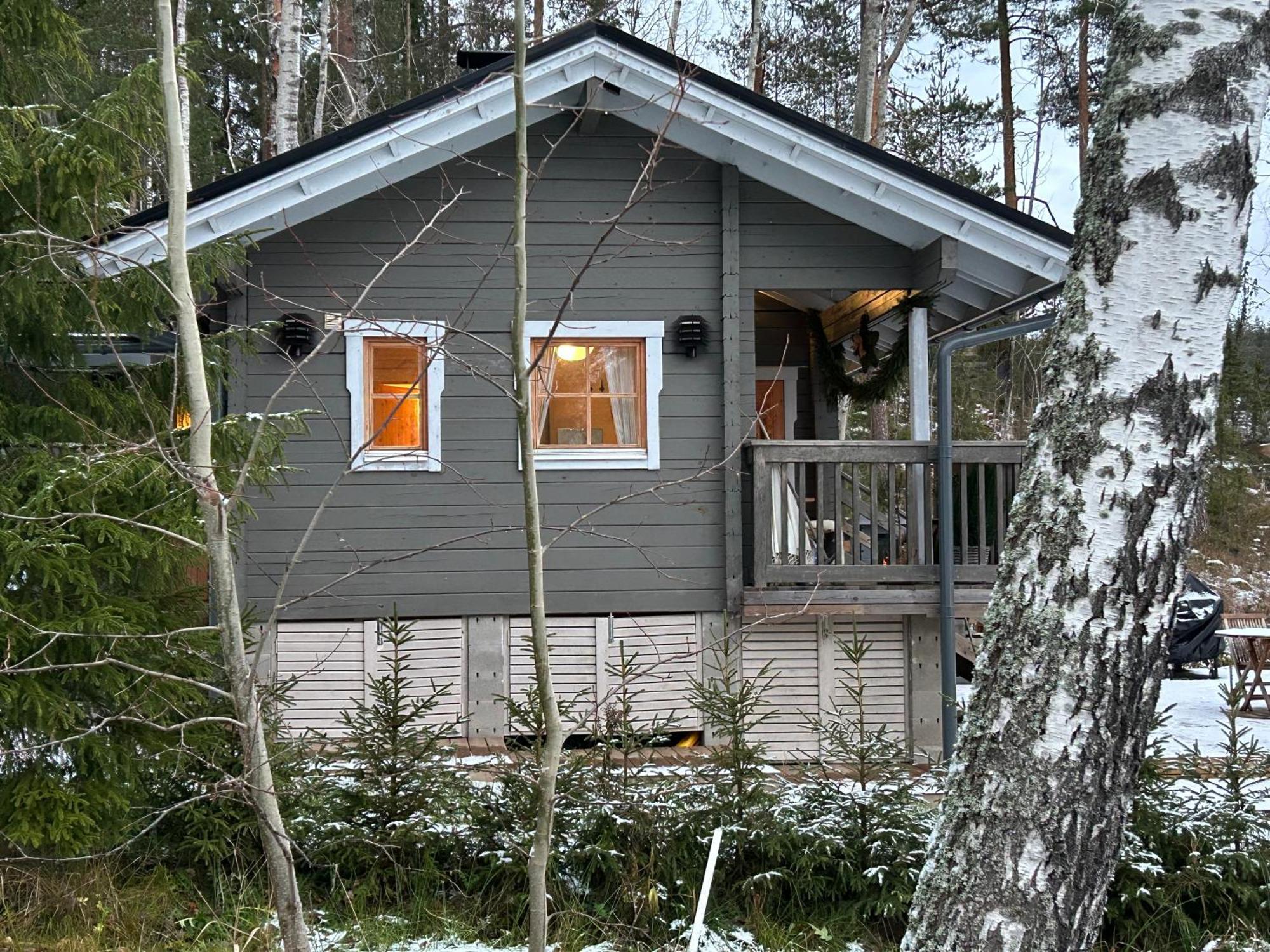 Sauna Cabin In The Heart Of Nuuksio National Park - Moekki Nuuksiossa เอสโป ภายนอก รูปภาพ